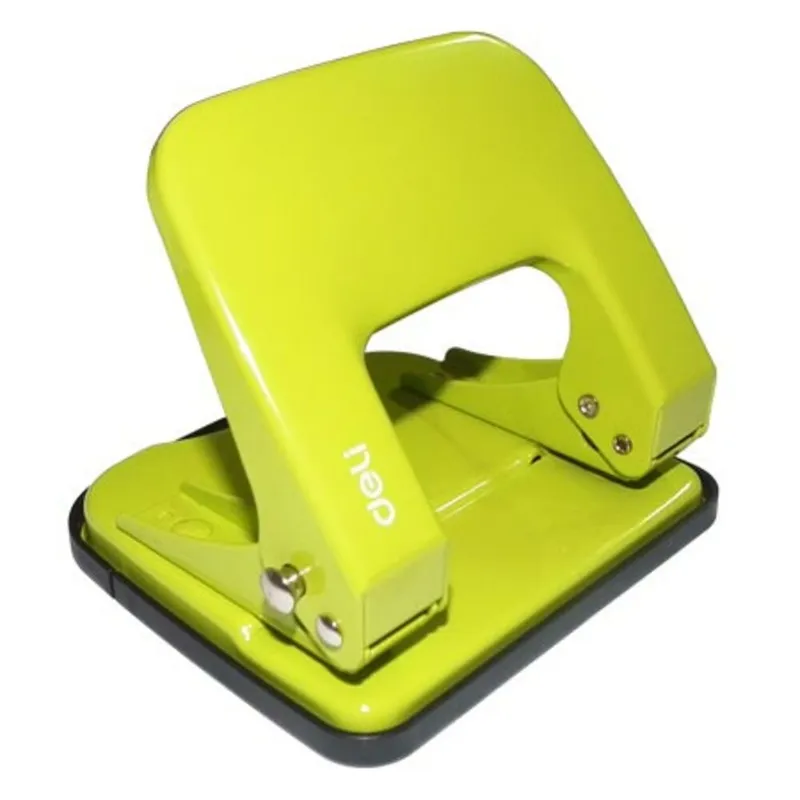 Punch 2 Hole Metal Body Ref E0137 Capacity: 20 Sheets Deli