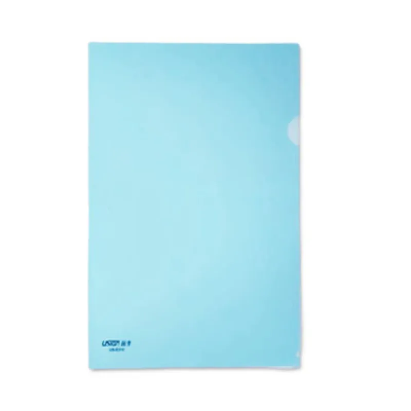 Pocket File L-Shape A4, Blue, Plastic, Transparent Usign