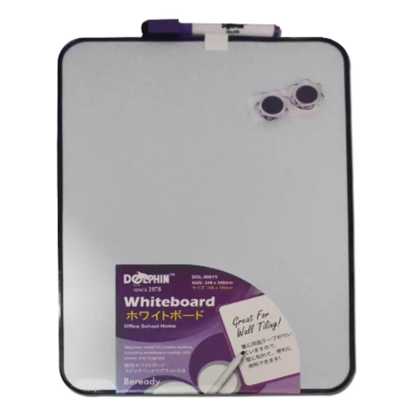 White Board Ref 80015 W240mmxH340mm Dolphin