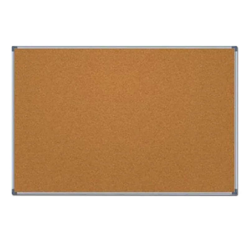 Notice Board Ref E39057 W180*H120cm (W6"x H4"), Cork Sheet Aluminium Frame Deli
