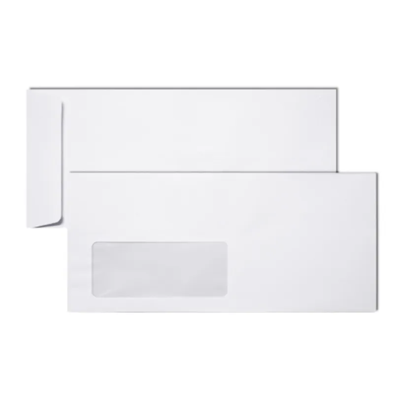 Envelope White Window 4"x9", W102*D229mm, PS [Pk 100] Paperline
