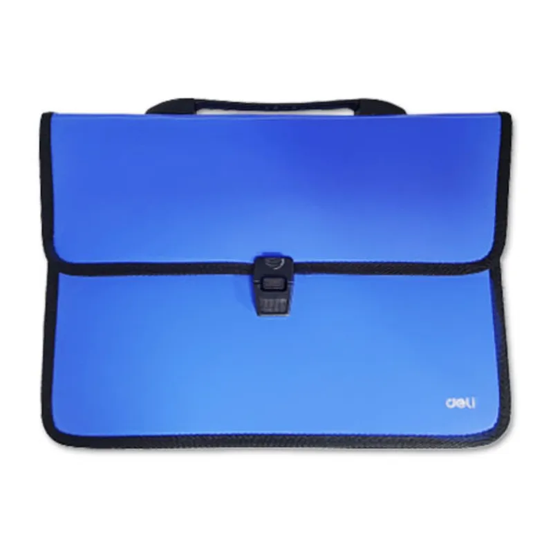 Document Case PVC Ref B50332 A4, Blue, 2 Pockets Deli