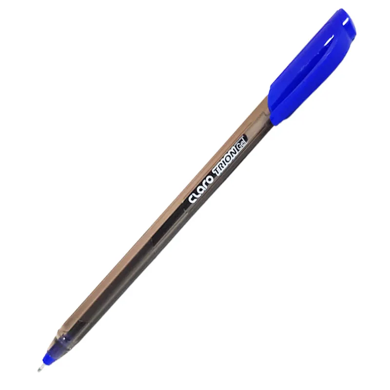 Gel Pen Trion 0.6mm Tip, Blue Claro