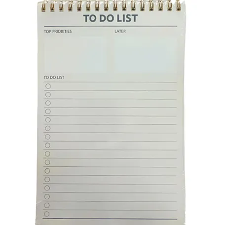 Plan Book A5 To do list :spiral MeliMelo