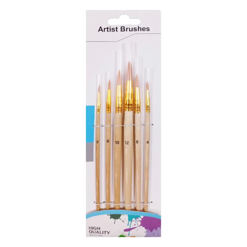Paint Brush Ref 04 Set of 6 Meli Melo