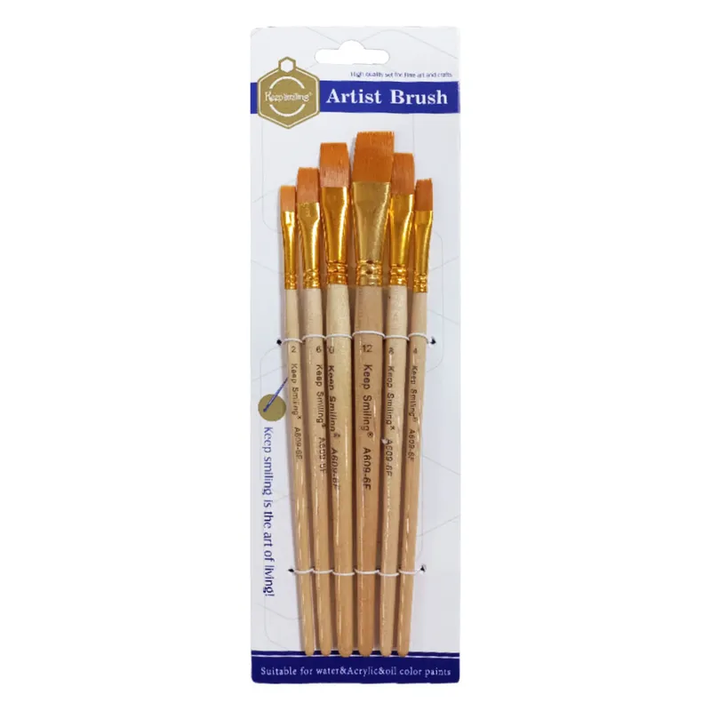 Paint Brush Ref A609 Square [Set of 6] Meli Melo