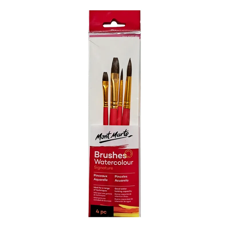 Paint Brush Set Ref BMHS0028 Flat & Round No. 8 & 12 Tallon