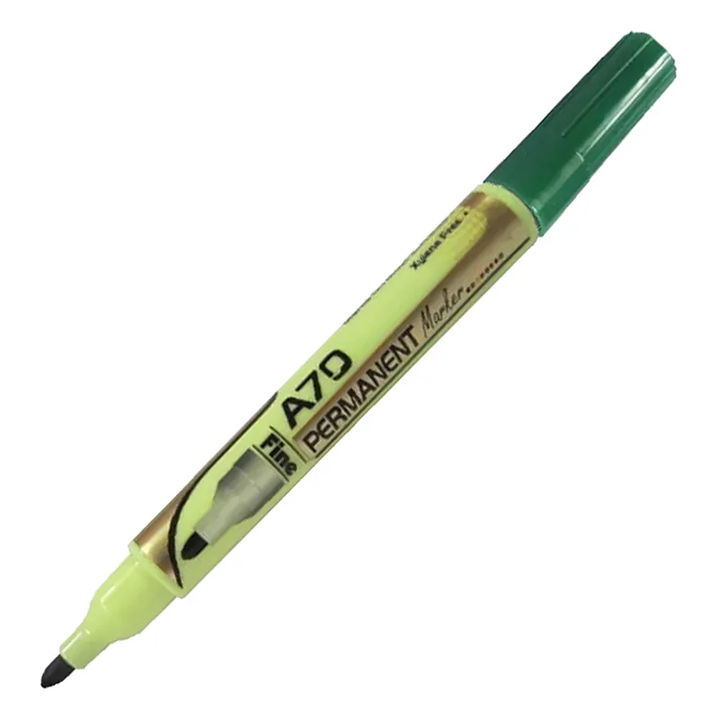 Permanent Marker Ref A70 Fine Green Yosogo
