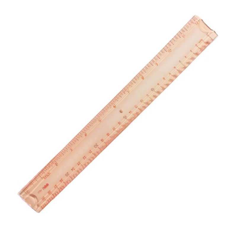 Plastic Ruler Ref H651 12" / 30cm, Flexible, Colour varies Deli