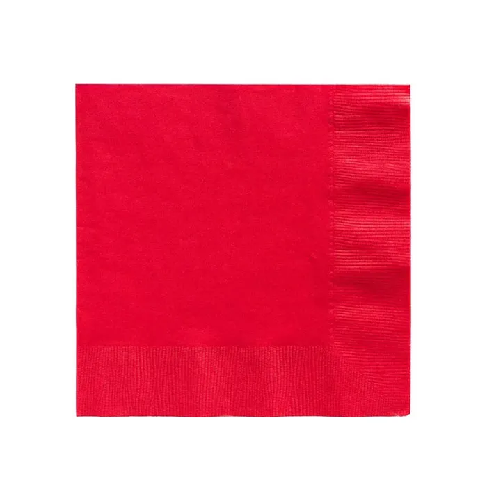Napkins LC1116-1A7P Red, 2 Ply Pk12 FTL