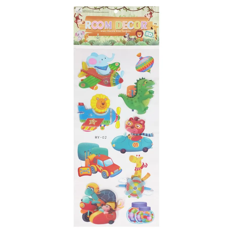 Sticker Ref HY Room Decor 8D, 250*540mm, Assorted Design SW