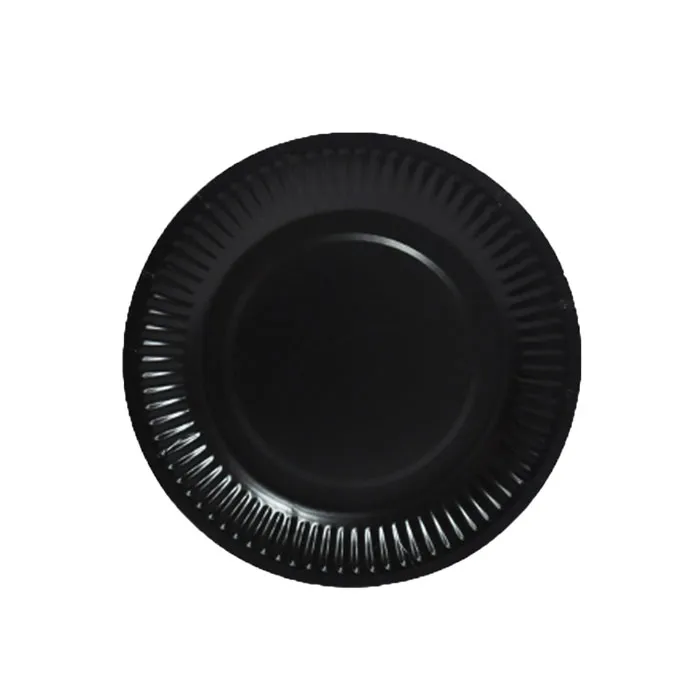 Paper Plates 7", Black [Pk 10] WTC