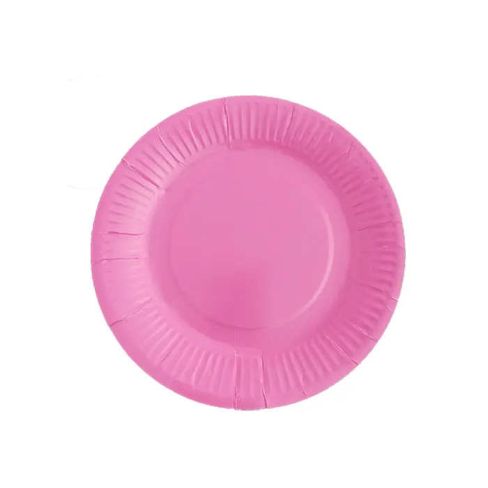 Paper Plates 7", Pink [Pk 10] WTC
