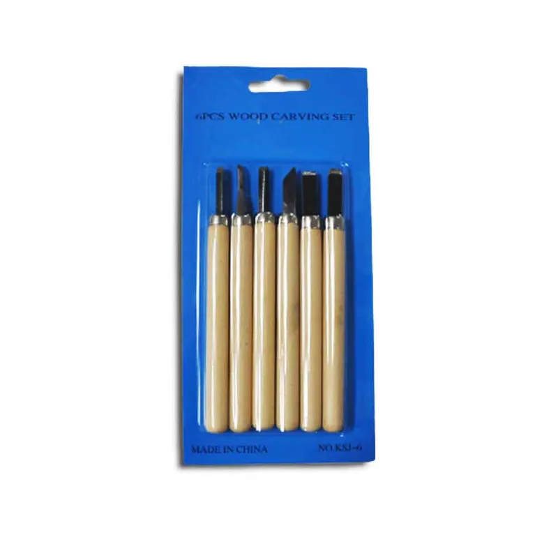 Wood Carving Set Ref WCS  6 Pcs SW