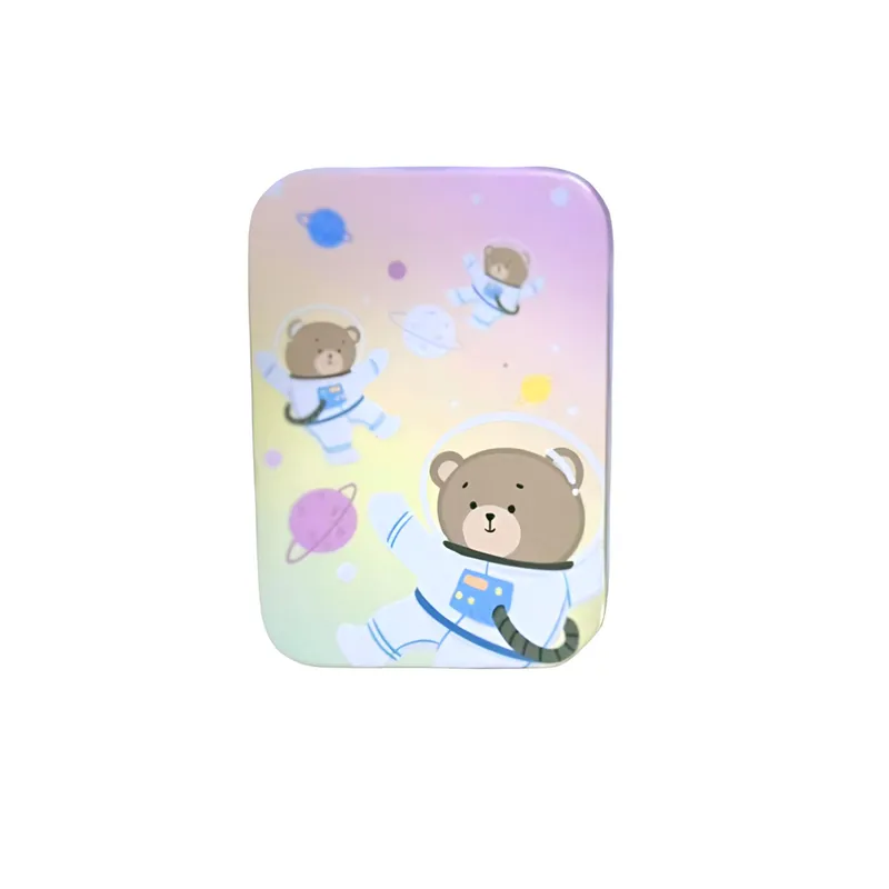 Tin Box Ref TX-002 Metal L9*W6.5*H2.5cm, Assorted Design Meli Melo