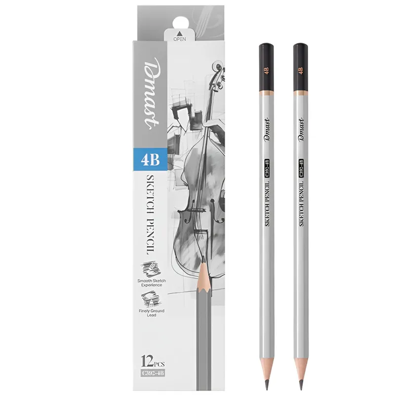 Wood Pencil Ref C392-4B 4B [Pk 12] Deli