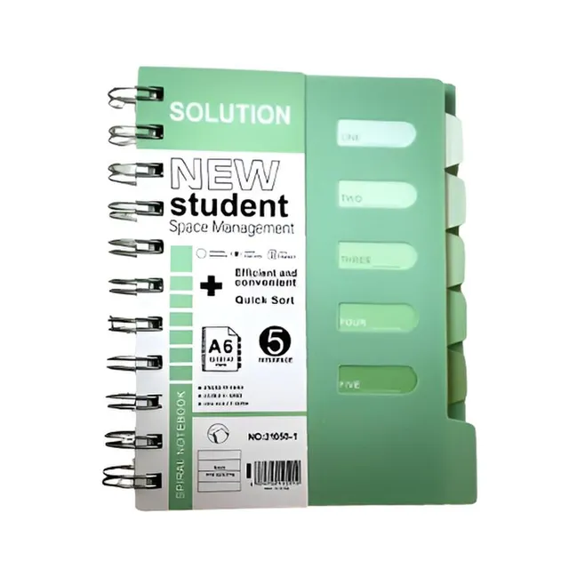 Notebook Spiral Laike 21050 A6 Index Solution MeliMelo