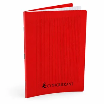 Classic Cover Notebook Ref 100902094 17*22 96pgs, 90g Red Conquerant