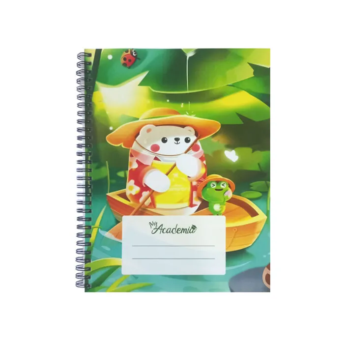 Spiral Notebook B5, 120 Sheets Ruled, Summer Boat My Academia