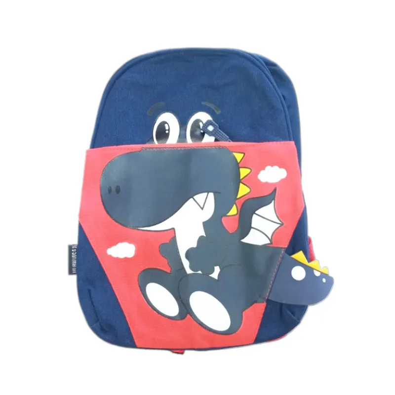 School Bag Ref 2206 31*24*12cm, Dinosaur & Unicorn Meli Melo