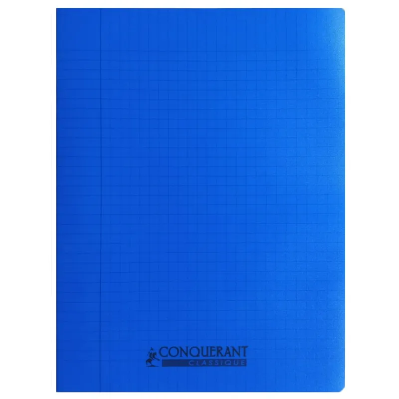 Classic Cover Notebook Ref 100902146 240*320cm, 96 pages, Seyes Polypro Blue Conquerant