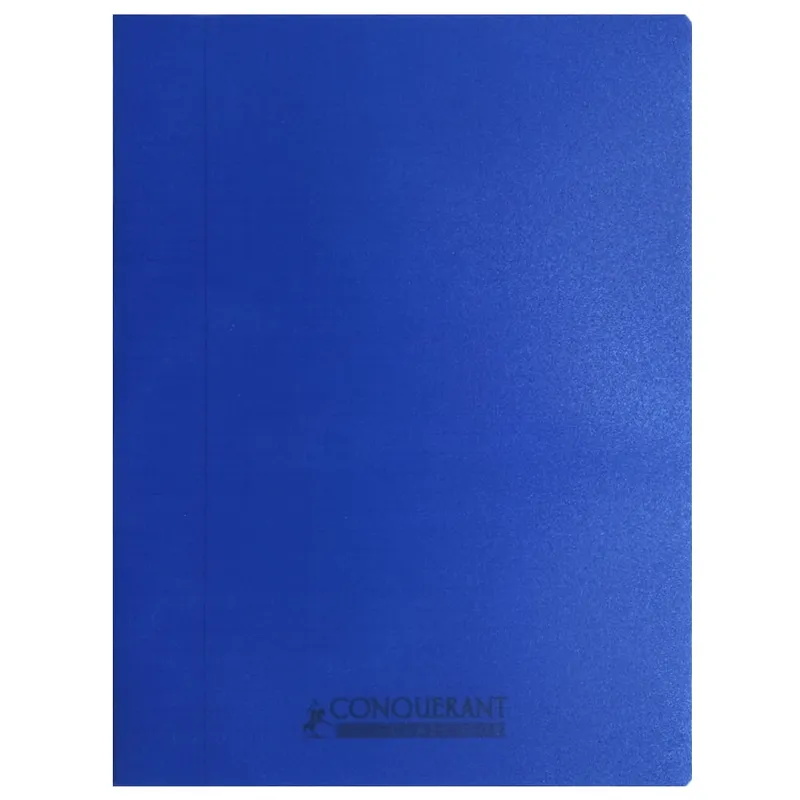 Classic Cover Notebook Ref 400157156 240*320cm, 96 pages, Seyes Polypro Navy Blue Conquerant