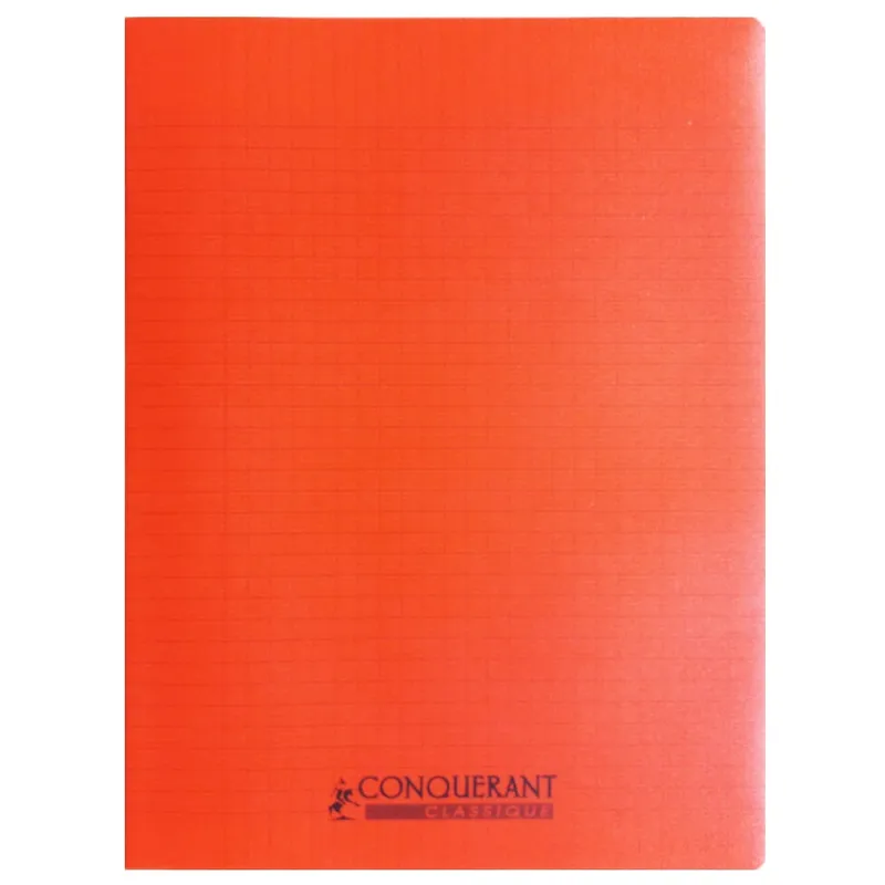 Classic Cover Notebook Ref 100105480 240*320cm, 96 pages, Seyes Polypro Orange Conquerant