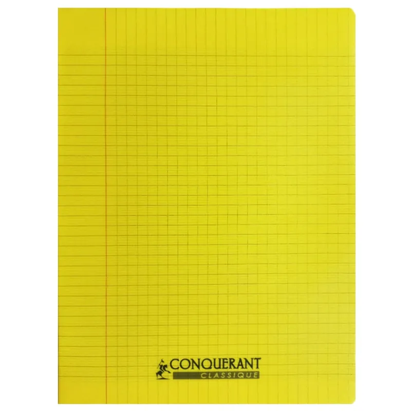 Classic Cover Notebook Ref 100902145 240*320cm, 96 pages, Seyes Polypro Yellow Conquerant