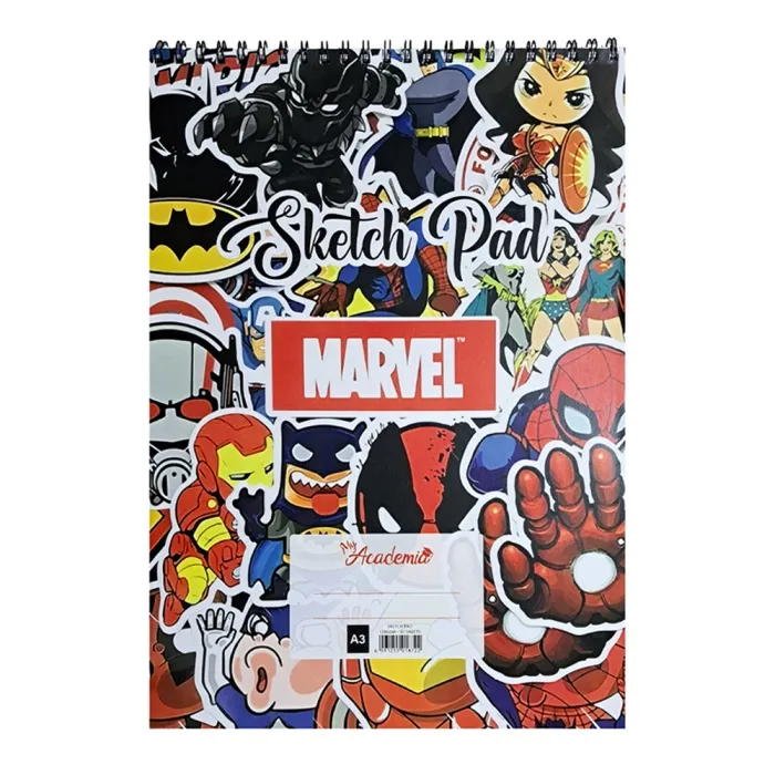 Sketch Book A3, 120gsm, 30 Sheets, Marvel My Academia