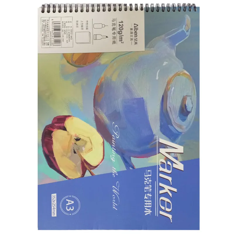 Sketch Book Ref 0832 A3, 120gsm 32 Sheets Aiben