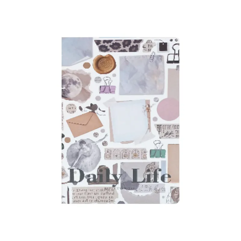 Soft Cover Notebook Ref BL11422 A5, 32 Sheets, Daily Life Meli Melo