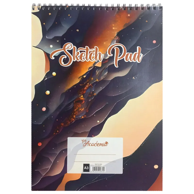 Sketch Book A3, 120gsm, 30 Sheets, Space Pattern My Academia