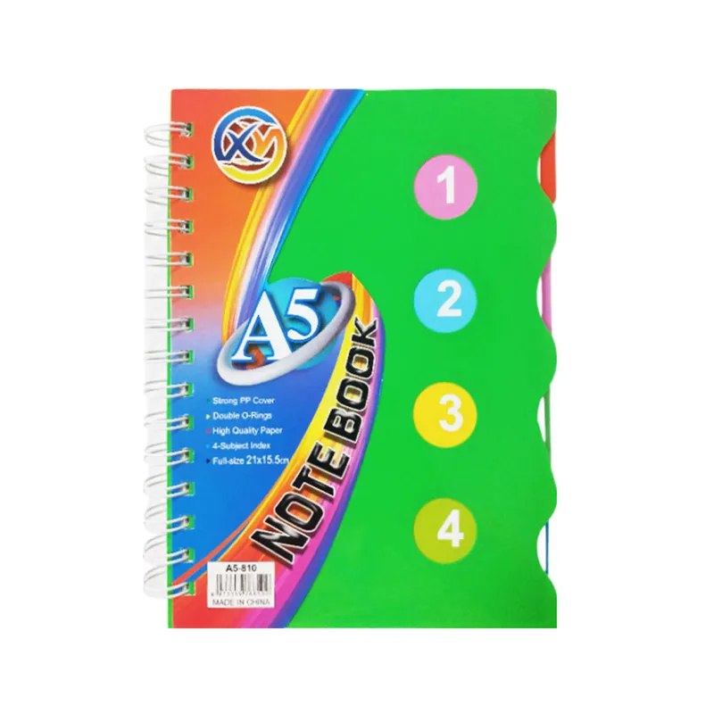 Spiral Notebook Ref A5-810 A5 With Index SW