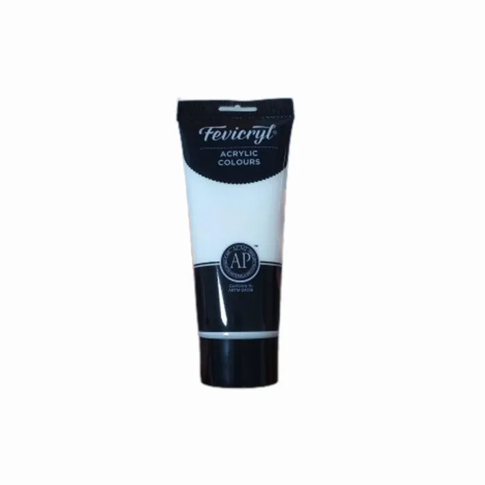 Acrylic Colours Ref AC21 200ml, Titanium White Fevicryl