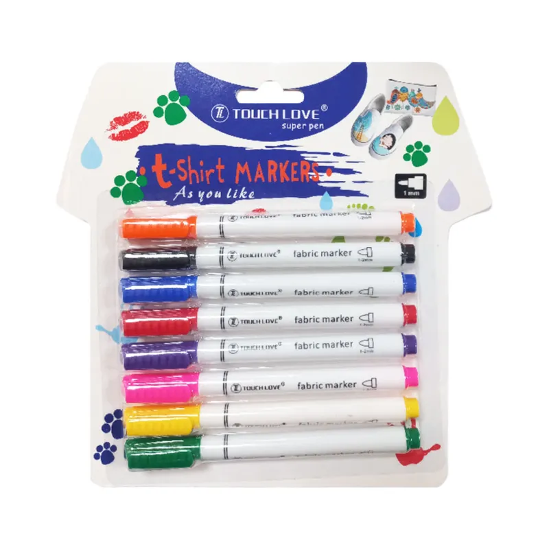 Textile Marker Ref TMS8 8 Color SW