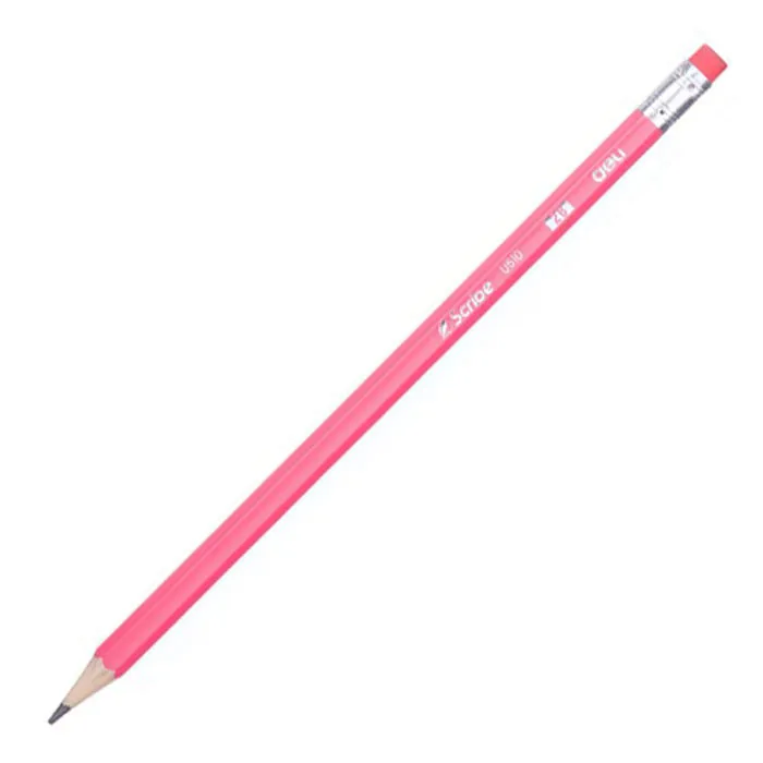 Wood Pencil With Eraser Ref U51006 2B Scribe Deli