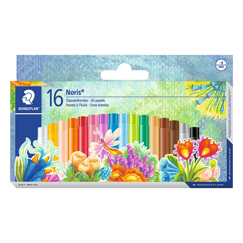 Oil Pastel Noris Club Ref 241 NC16 16 Colours Staedtler