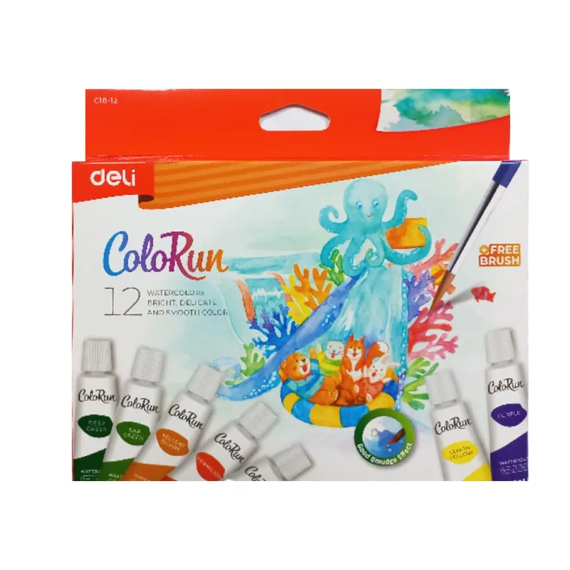 Water Colour Ref C18-12 5ml, 12 Colors Deli