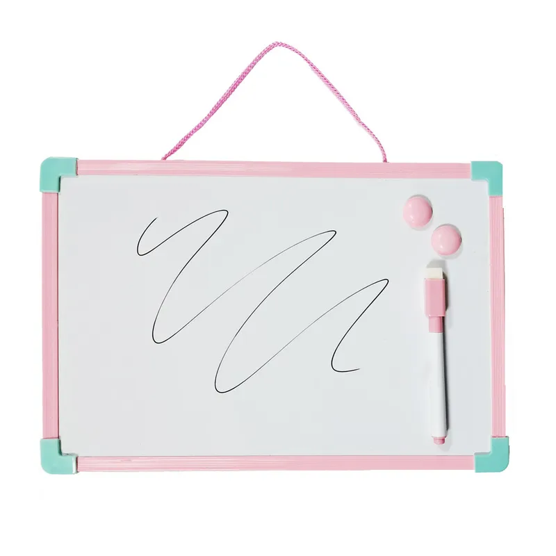 Whiteboard + Blackboard 6205-2 A4, Plastic with Mini Marker MeliMelo