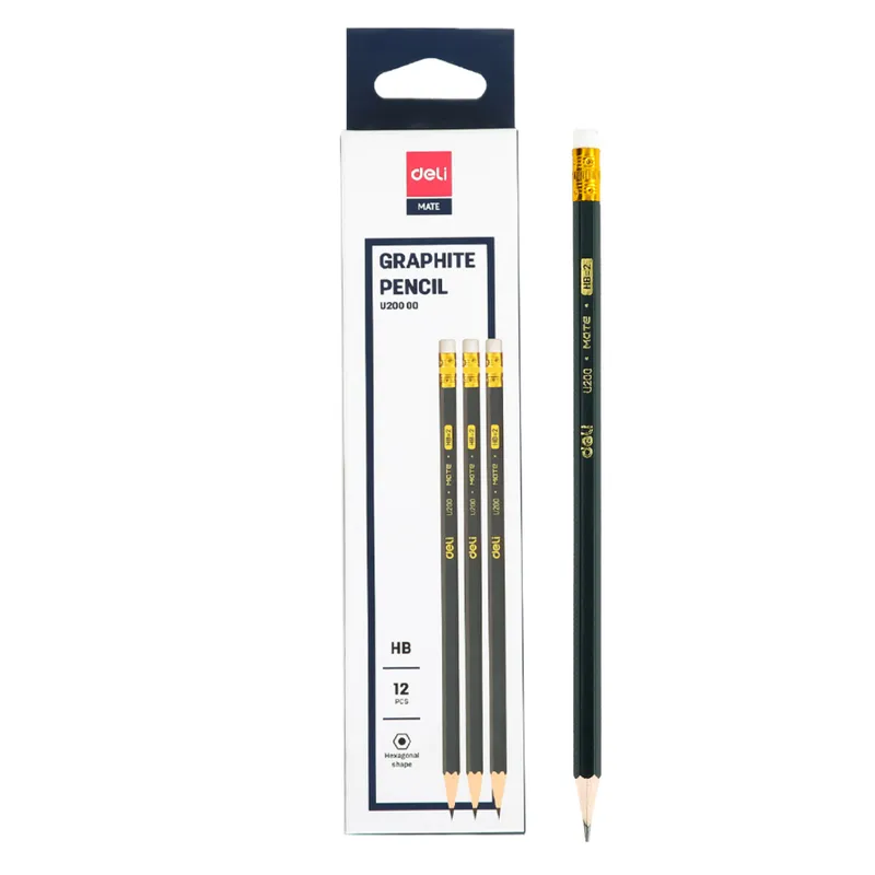 Wood Pencil U20000 HB [Pk 12] Deli