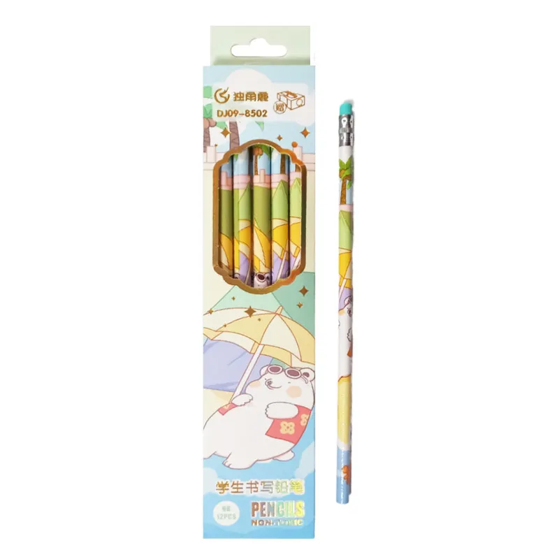 Wood Pencil DJ09-8502 HB [Pk 12] MeliMelo