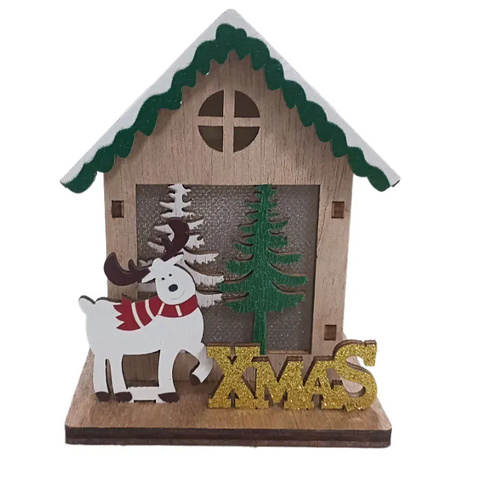 Xmas Deco Ref LH138-23-47 House + Light AFC