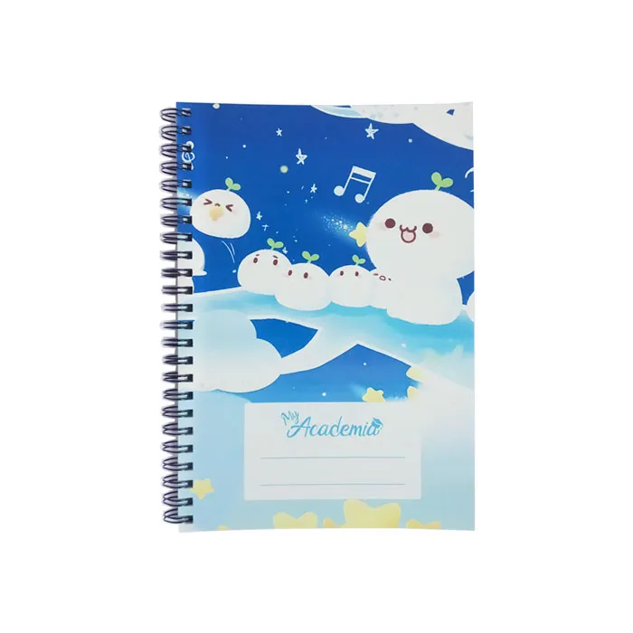 Spiral Notebook A5, 120 Sheets Ruled, Ice Balls My Academia