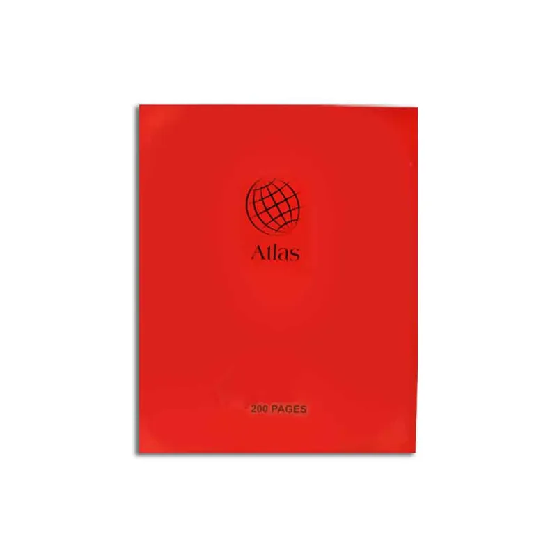 Exercise Book Ref RXL200 red cover , 200 pages Genius
