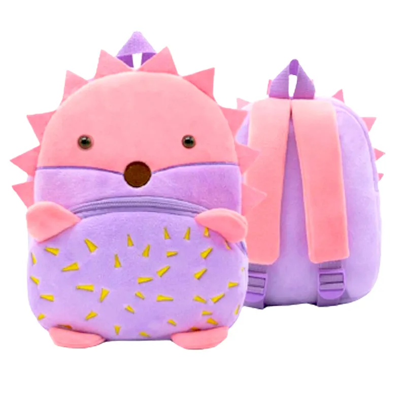 School Bag Plush 24*11*27cm - Pink Hedgehog My Academia