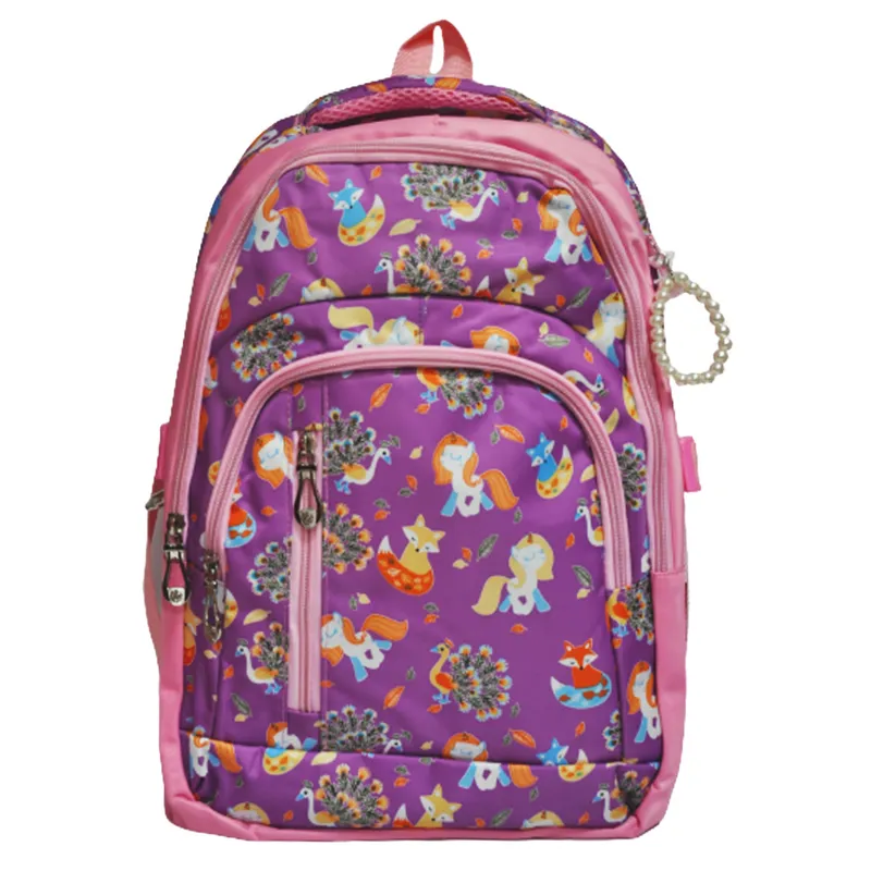 School Bag Nylon 43*30*19cm - Purple My Academia