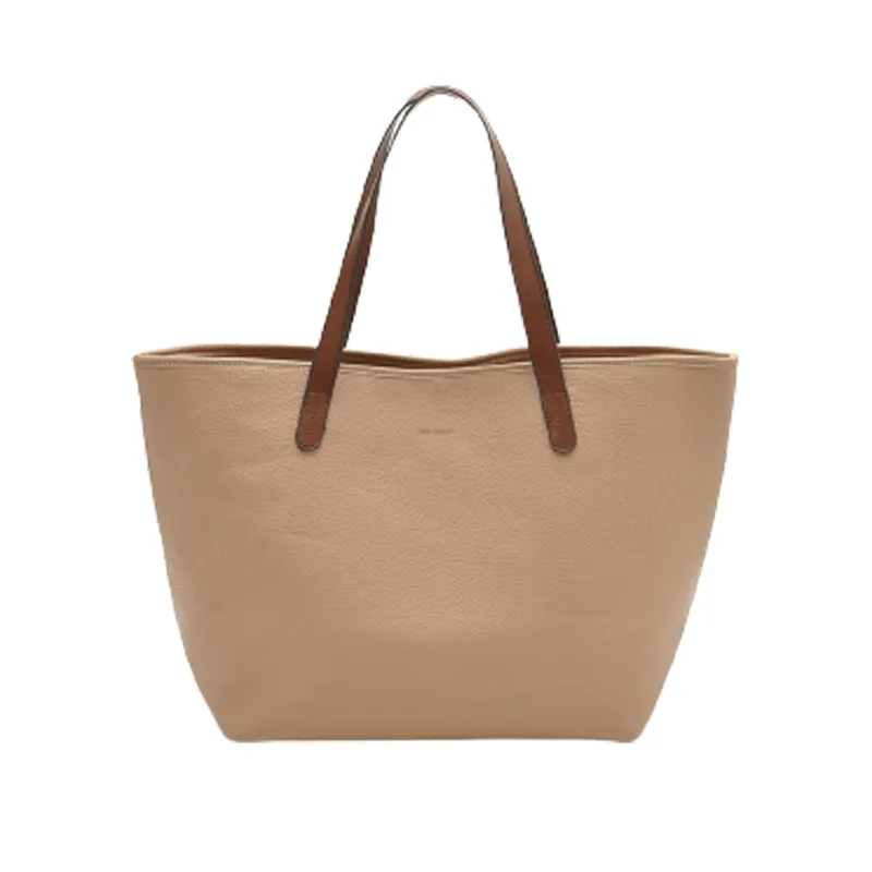 Hand Bag PU 33*15*28cm - Pale Brown My Academia