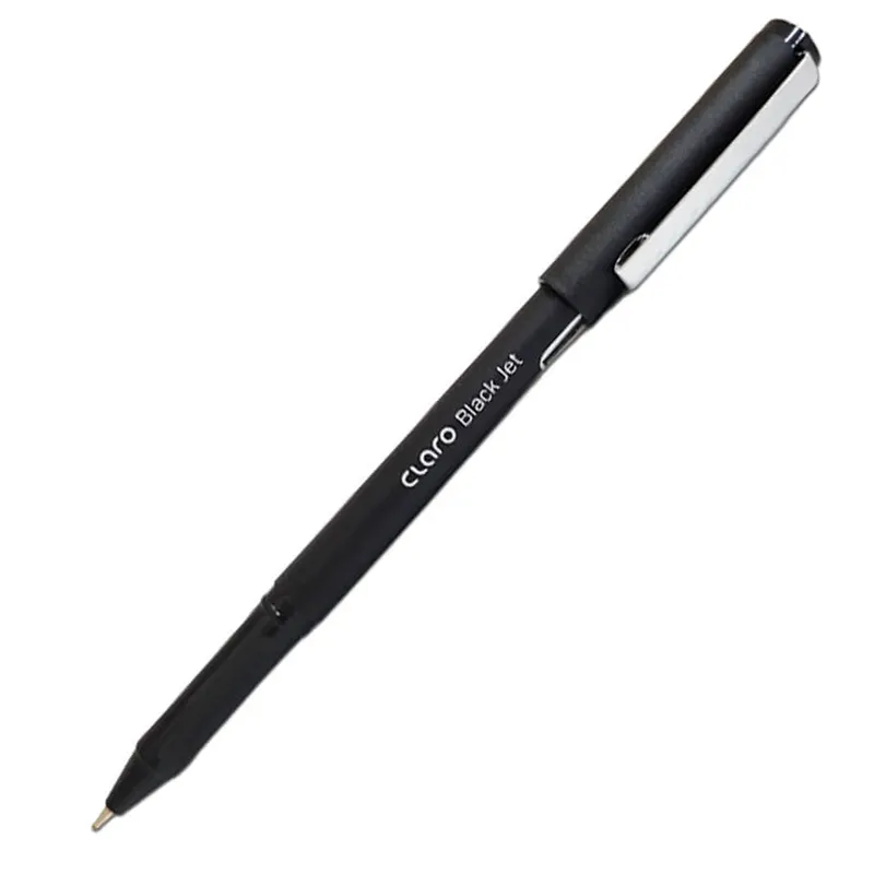 Ball Pen Black Jet Tips 1.0 mm , Black  Claro