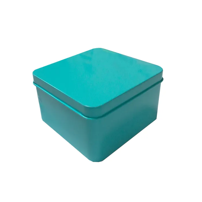 Metal Box Ref LC507 Square, Blue FW
