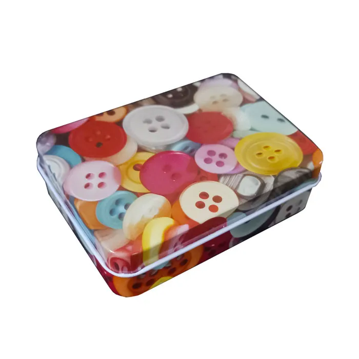 Metal Button Box Multicolor ASR